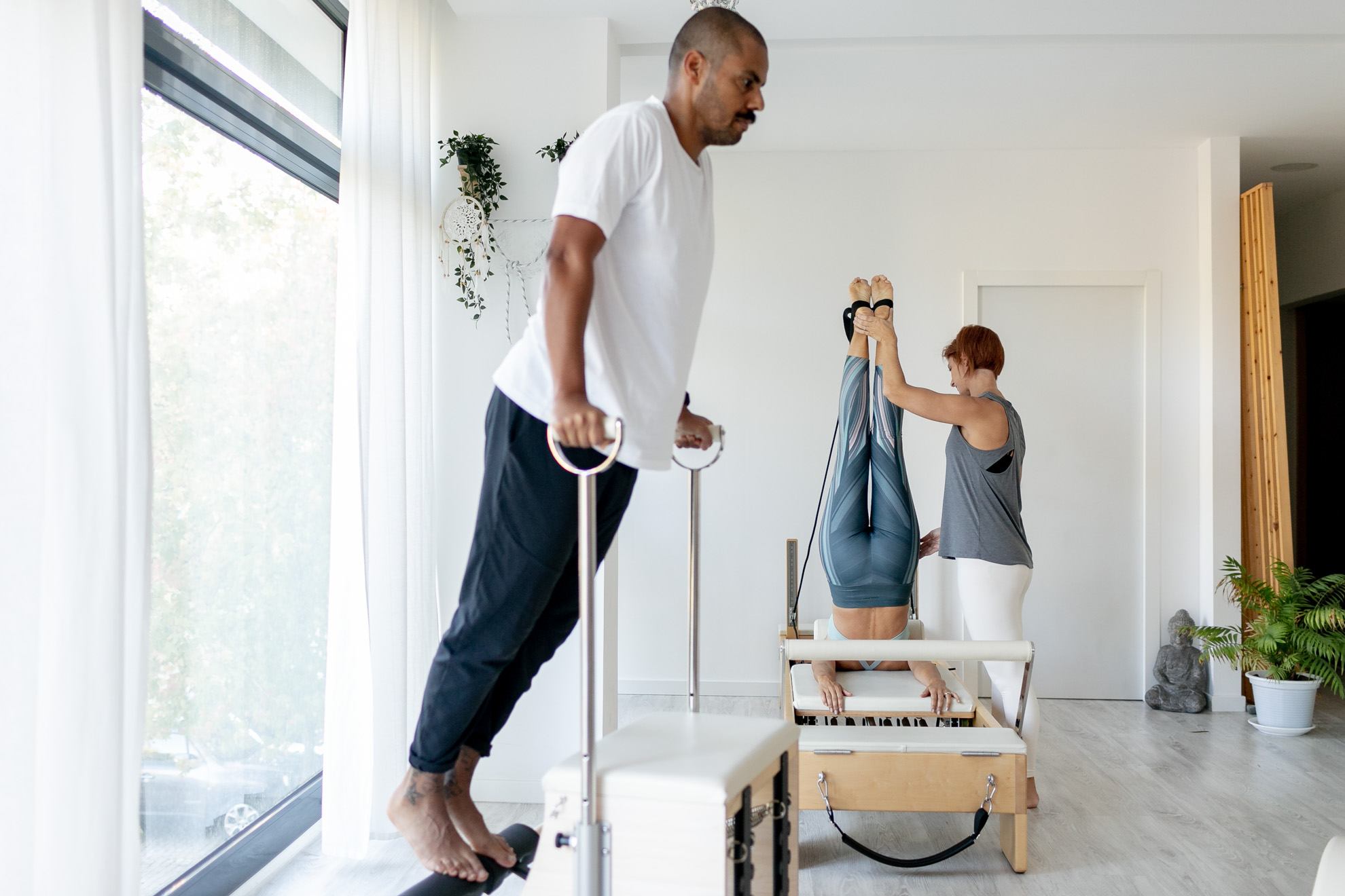 Sessão de fotografia de marca num Estúdio de Pilates em Lisboa